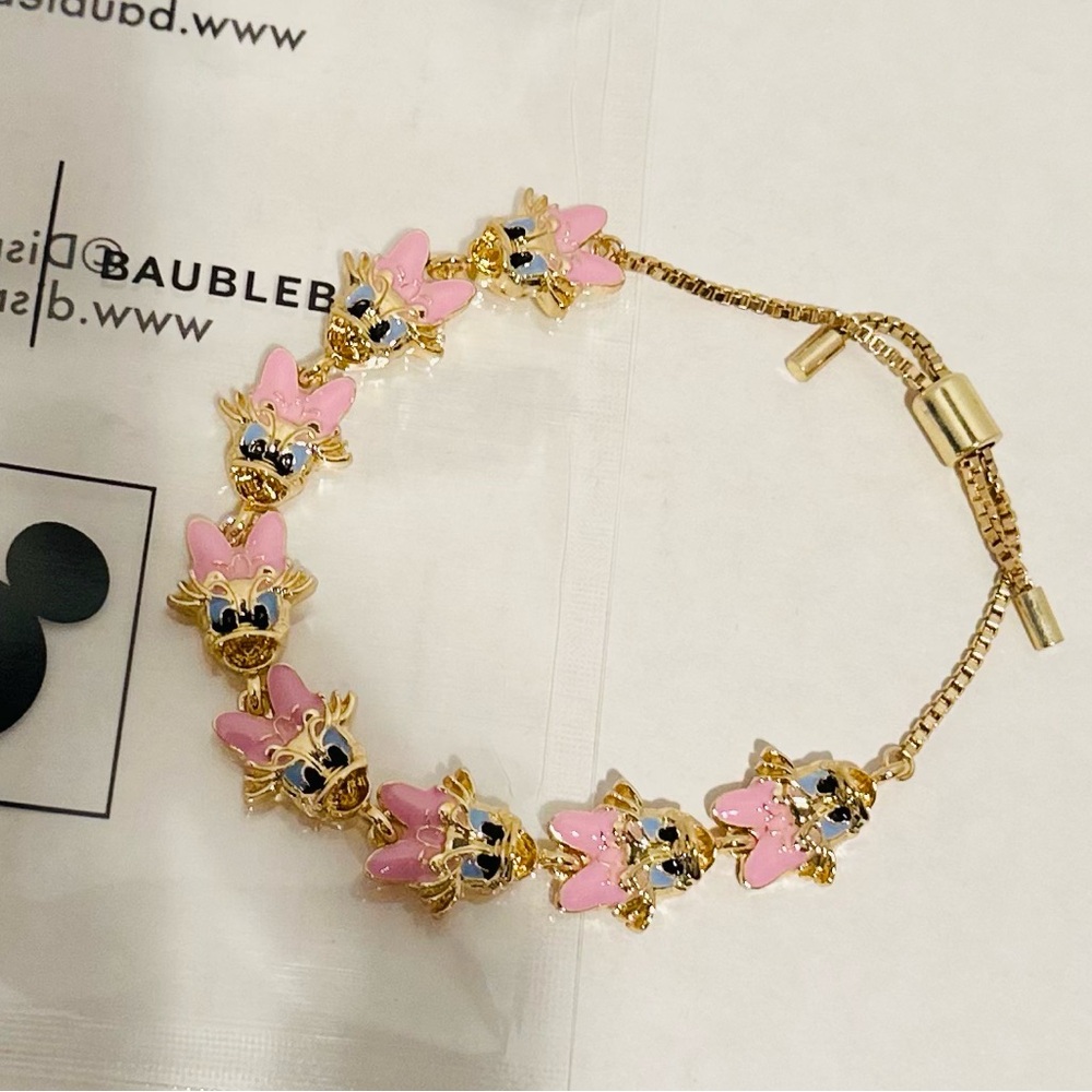 Baublebar NWT Disney Daisy Duck Repeating Bracelet